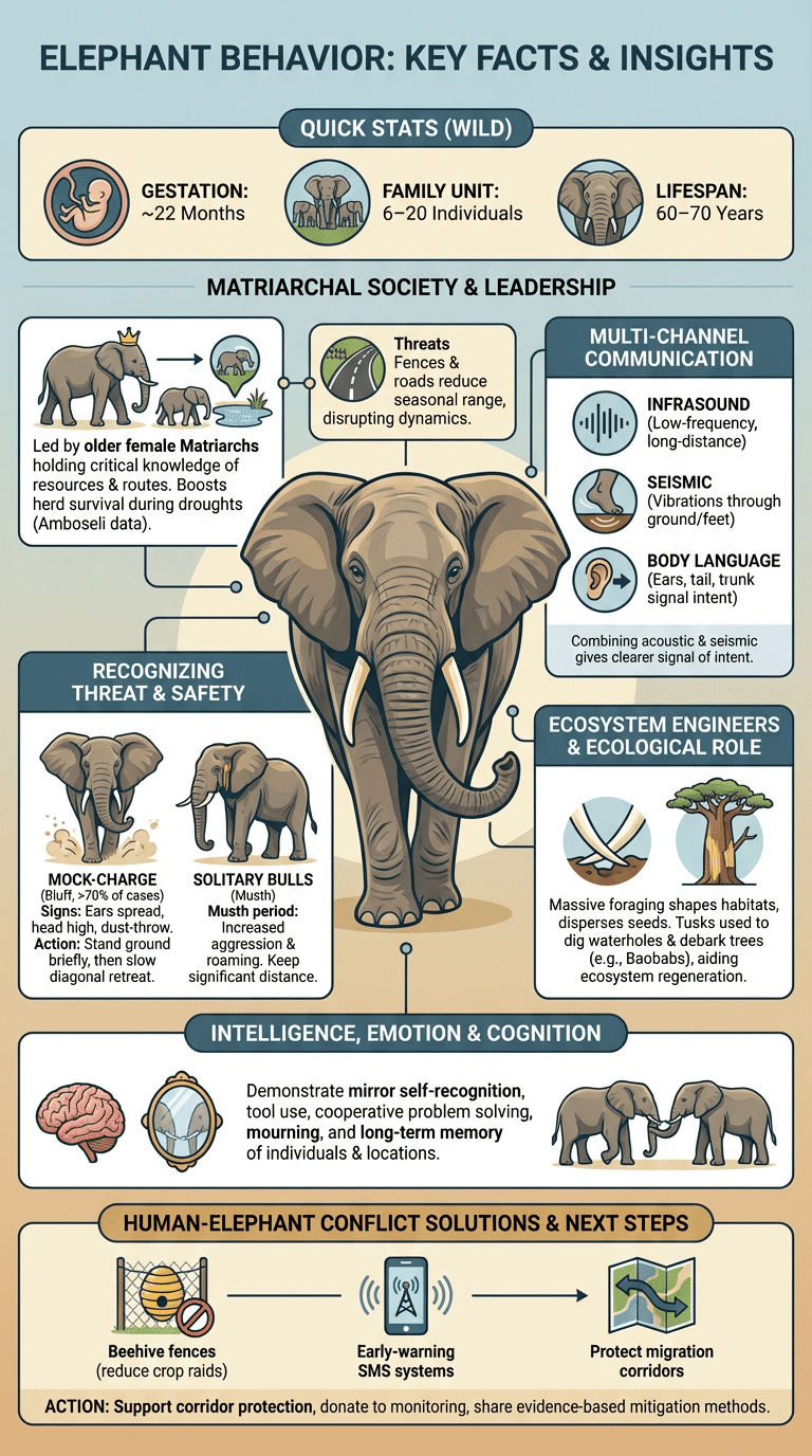 Elephant Behavior Facts