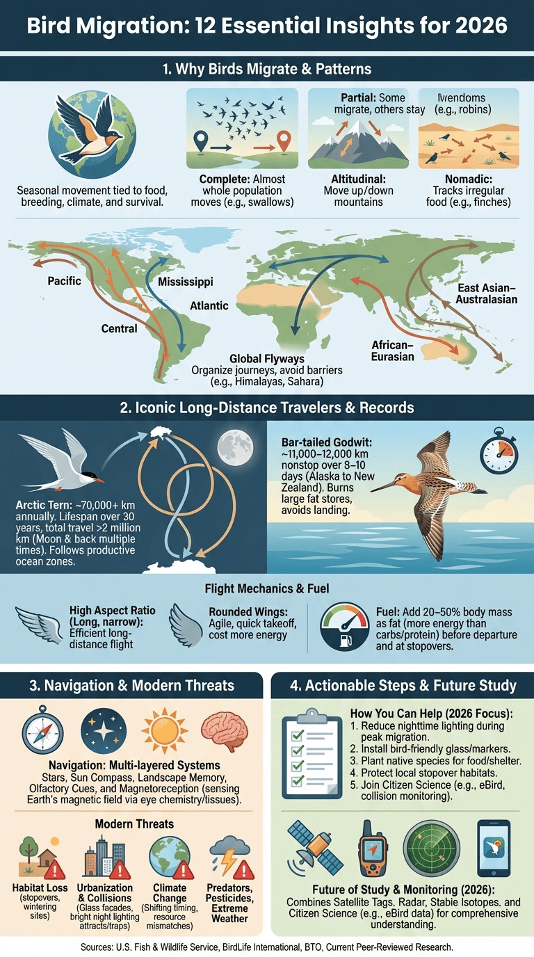 bird migration facts
