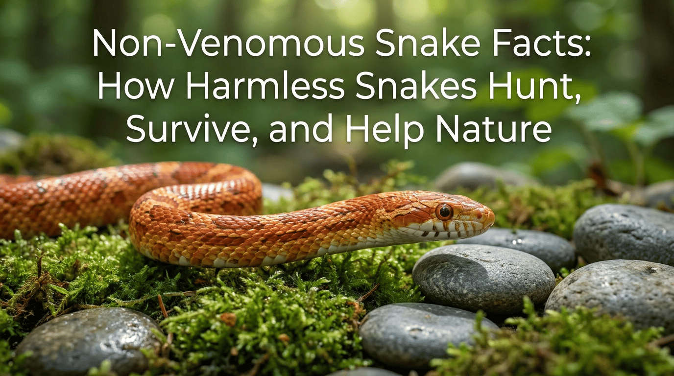 Non-Venomous Snake Facts: How Harmless Snakes Hunt, Survive, and Help Nature featured image