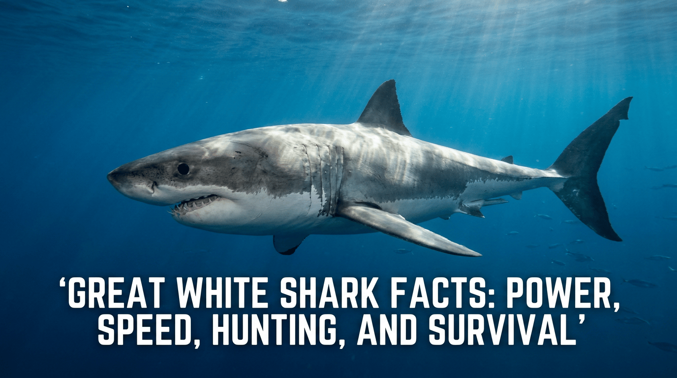 Great White Shark Facts: Power, Speed, Hunting, and Survival featured image