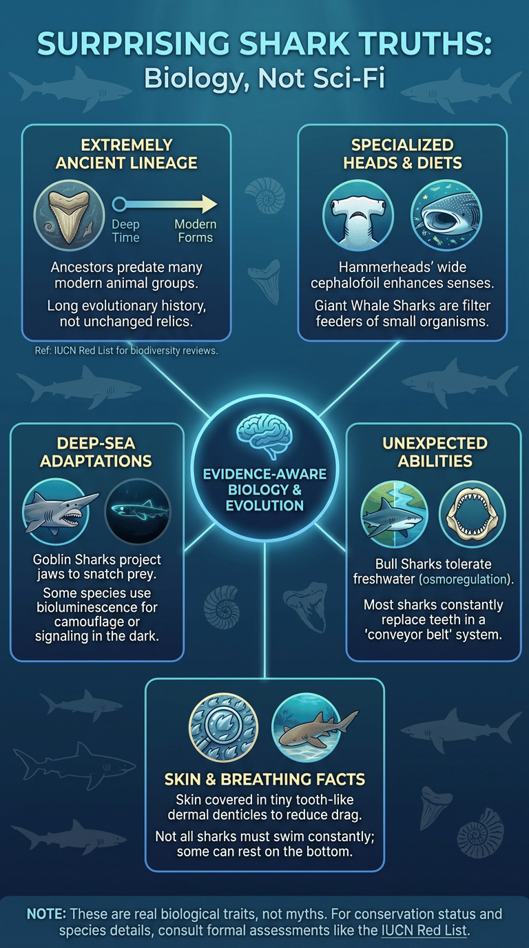 Crazy Shark Facts You Won’t Believe Are Actually Real infographic