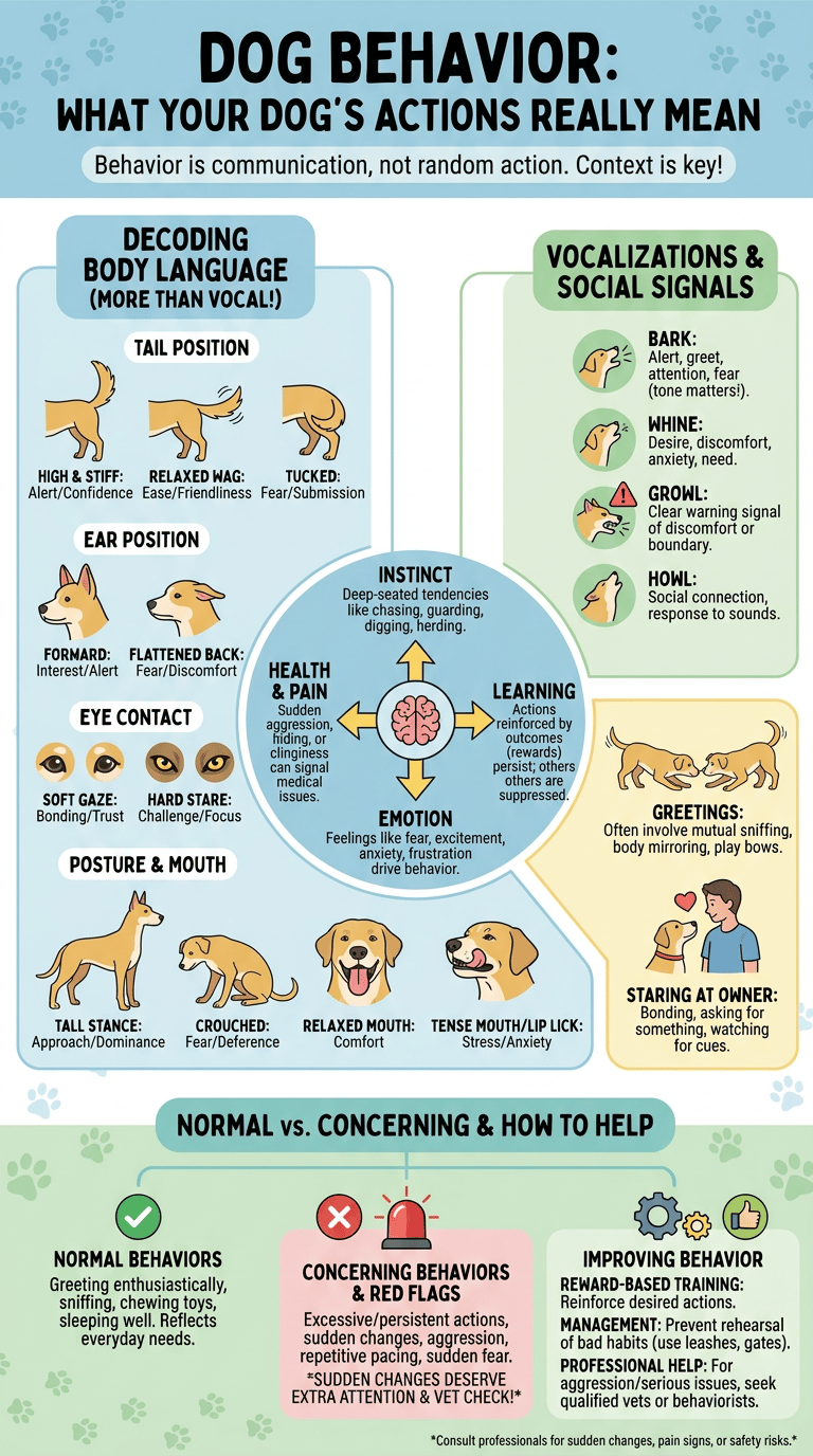 Dog Behavior: What Your Dog’s Actions Really Mean infographic