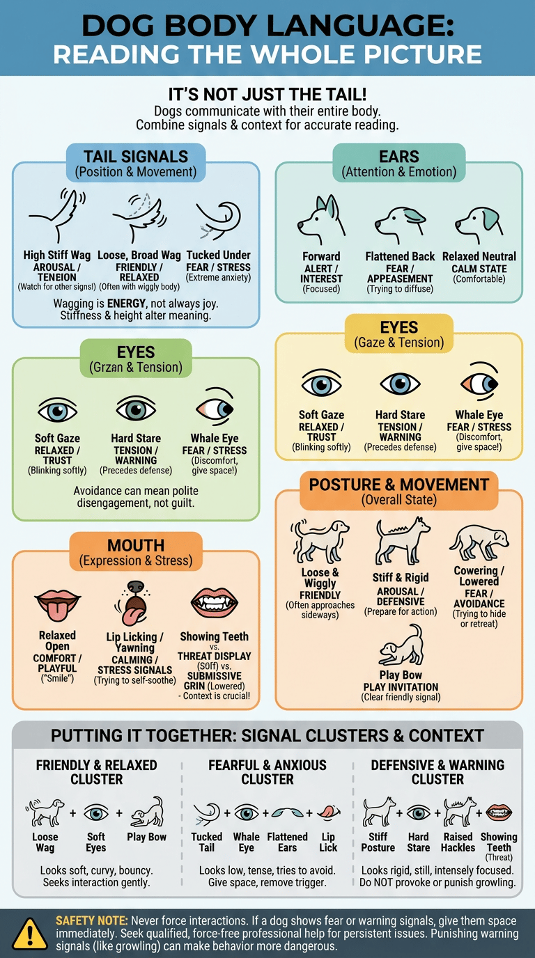 Dog Body Language Behavior: How to Read Your Dog’s Signals infographic