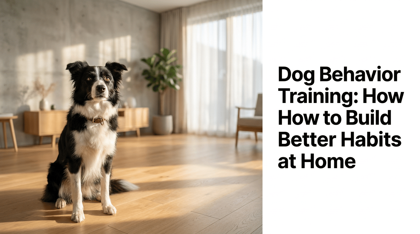 Dog Behavior Training: How to Build Better Habits at Home featured image