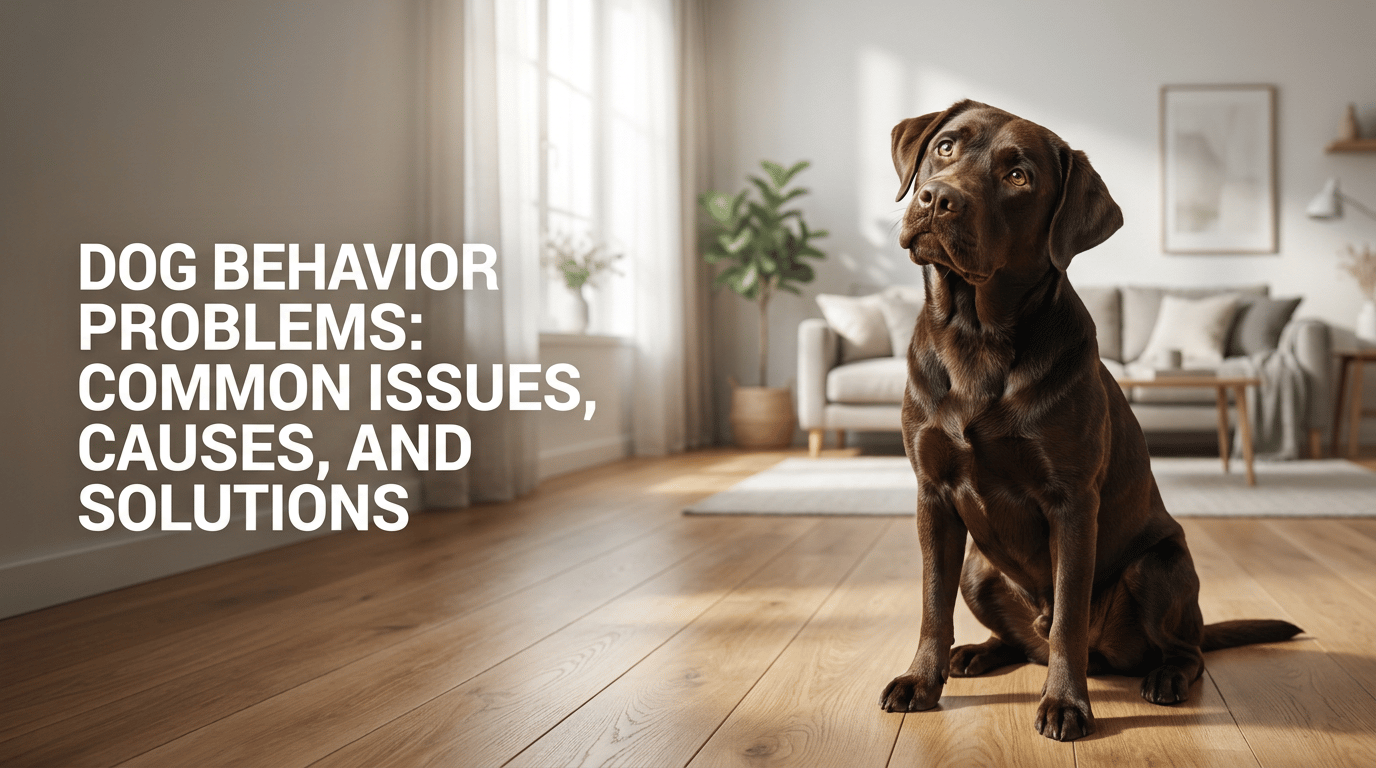 Dog Behavior Problems: Common Issues, Causes, and Solutions featured image