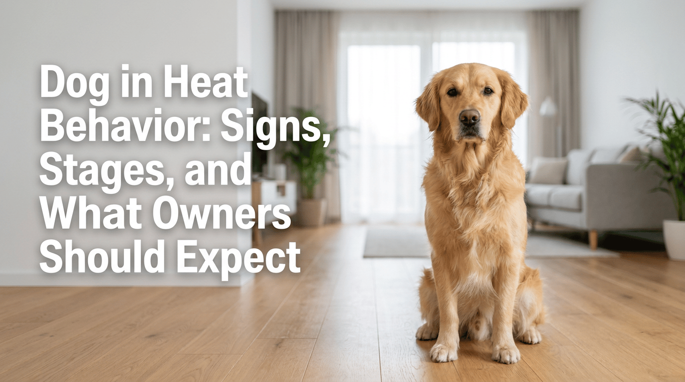 Dog in Heat Behavior: Signs, Stages, and What Owners Should Expect featured image
