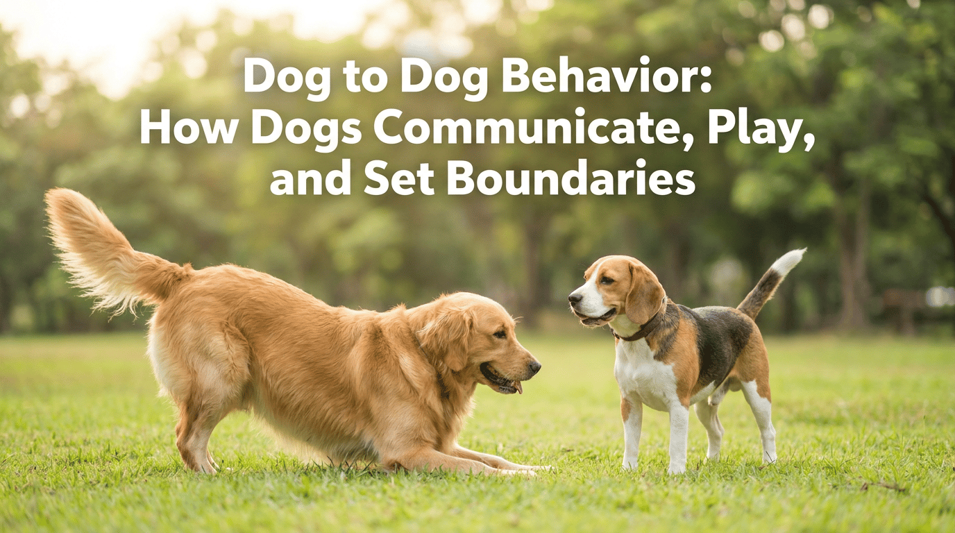 Dog to Dog Behavior: How Dogs Communicate, Play, and Set Boundaries featured image