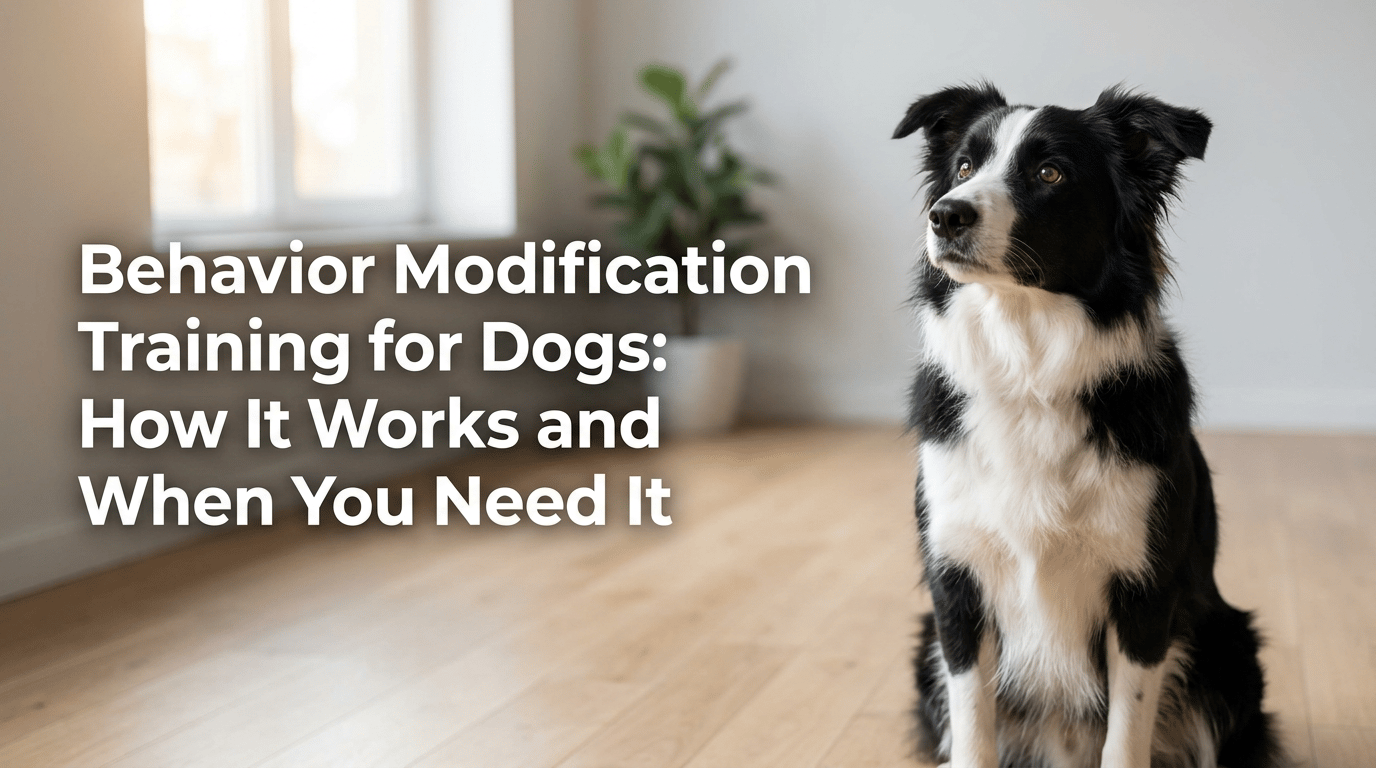 Behavior Modification Training for Dogs: How It Works and When You Need It featured image
