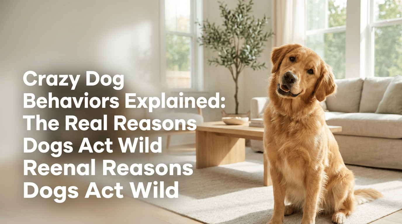 Crazy Dog Behaviors Explained: The Real Reasons Dogs Act Wild featured image