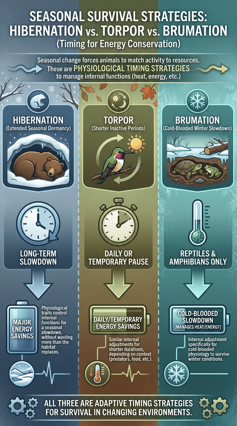 Animals That Hibernate infographic