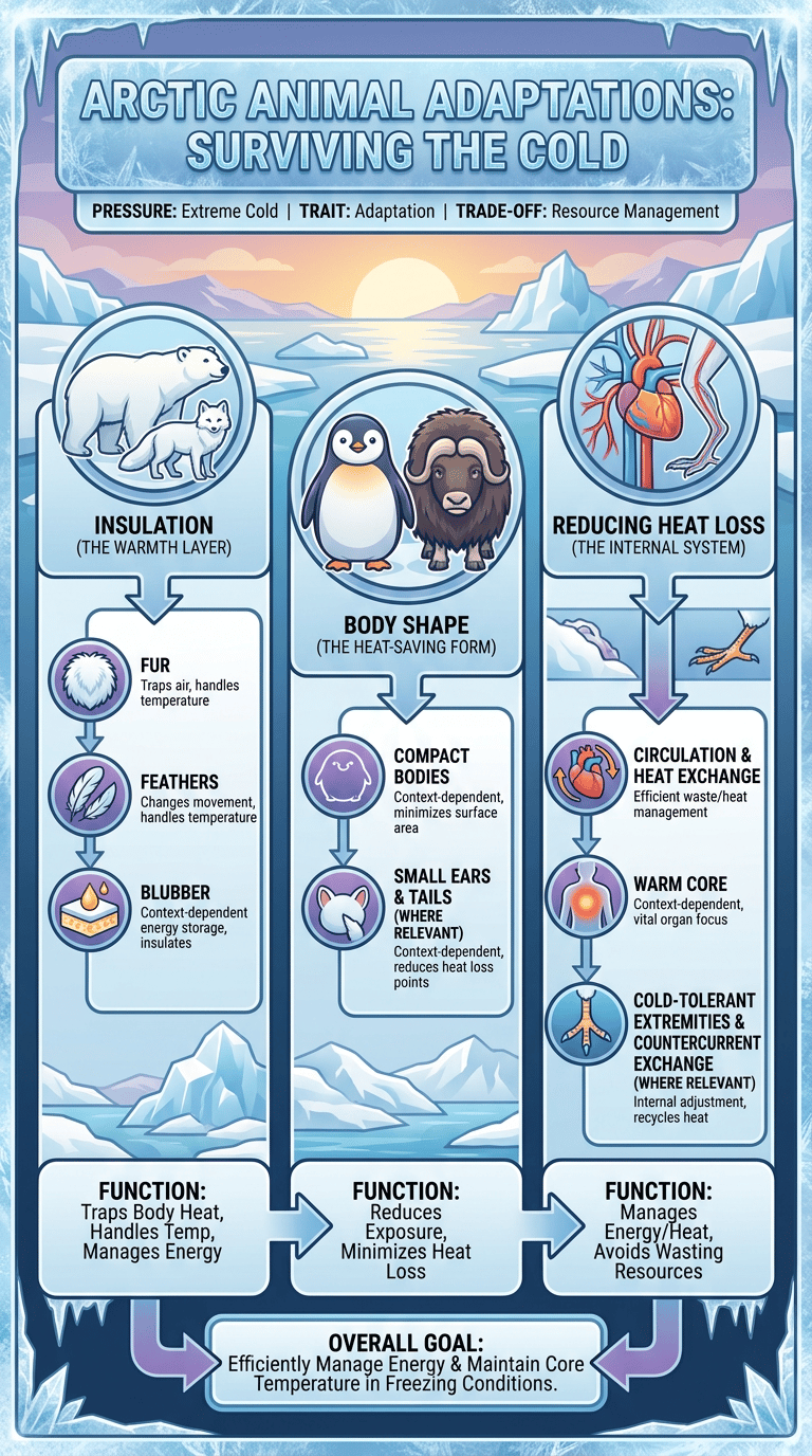 Animals That Live in the Arctic infographic