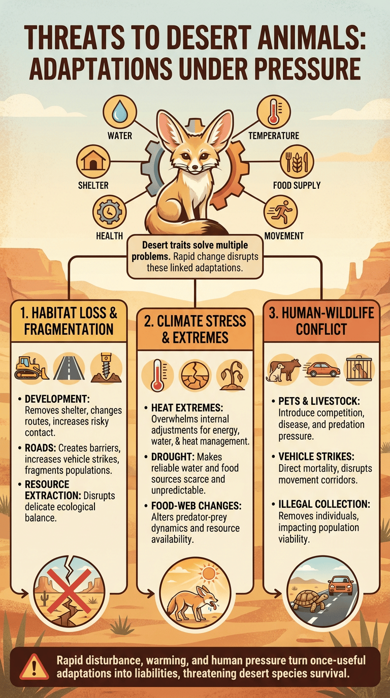 Animals That Live in the Desert infographic