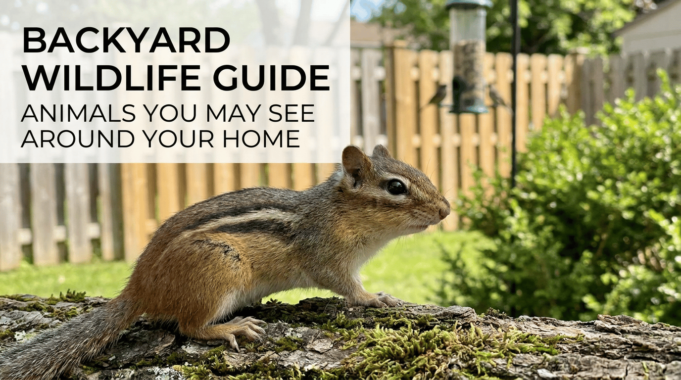 Backyard Wildlife Guide: Animals You May See Around Your Home featured image