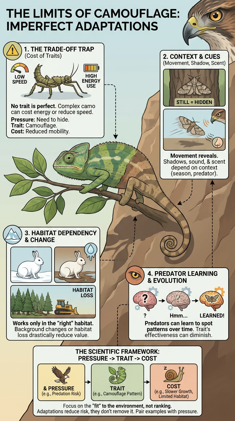 Camouflage in Animals infographic