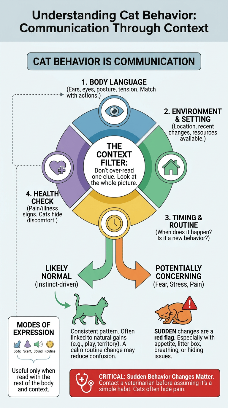 Cat Behavior: What Your Cat's Actions Really Mean What Is Cat Behavior? infographic