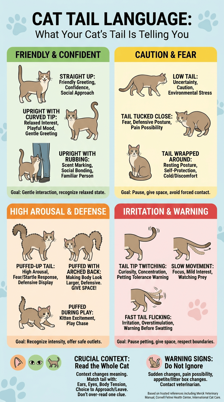 Cat Tail Language: What Your Cat's Tail Is Telling You infographic