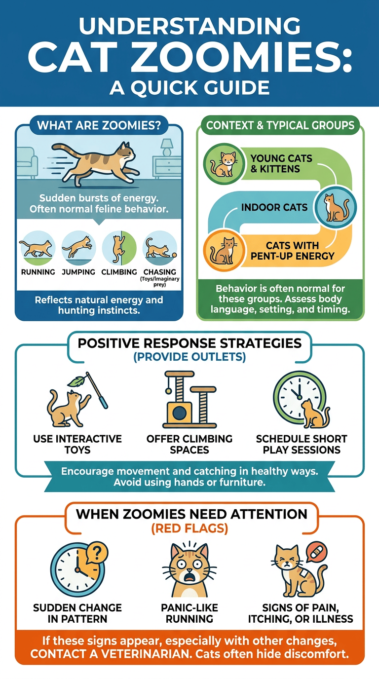 Cat Zoomies Explained Quick Answer: What Are Cat Zoomies? infographic