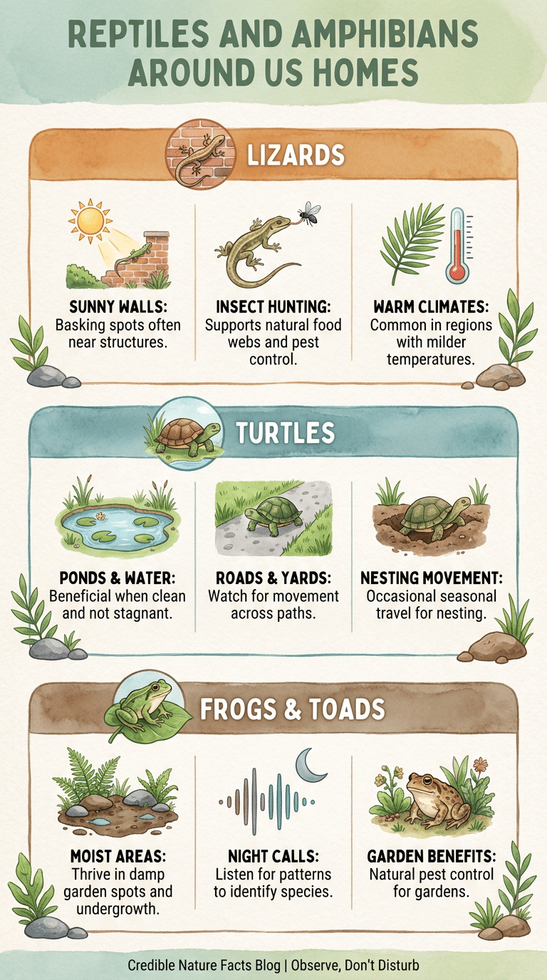 Common Backyard Animals in the US infographic