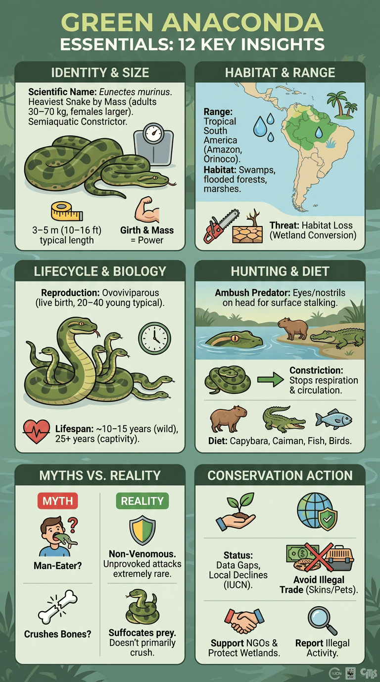 Anaconda Snake Facts