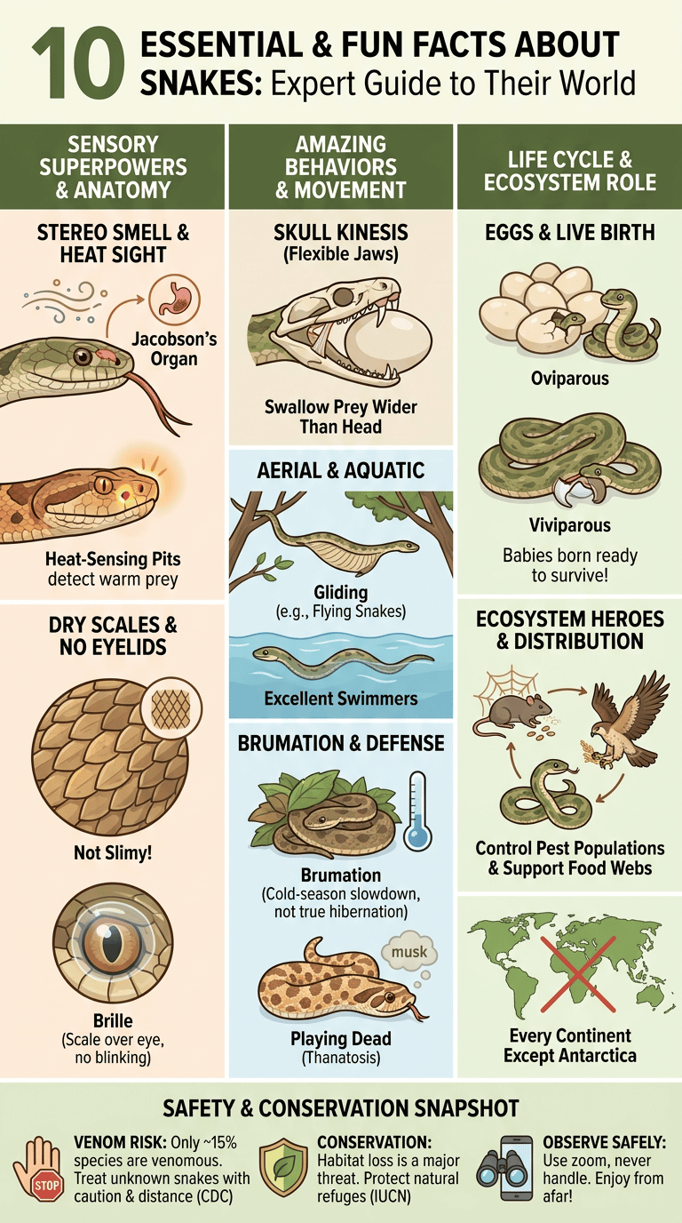 fun facts about snakes