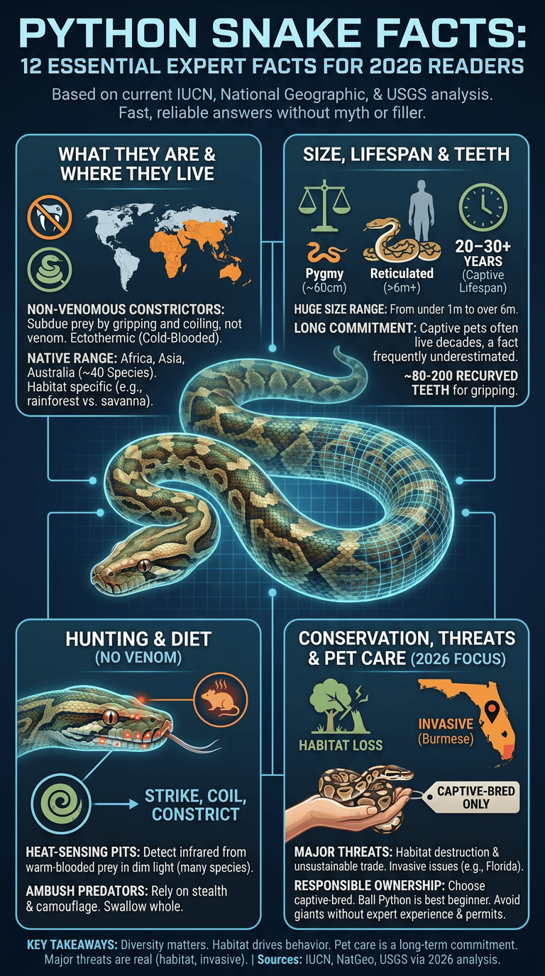 python snake facts