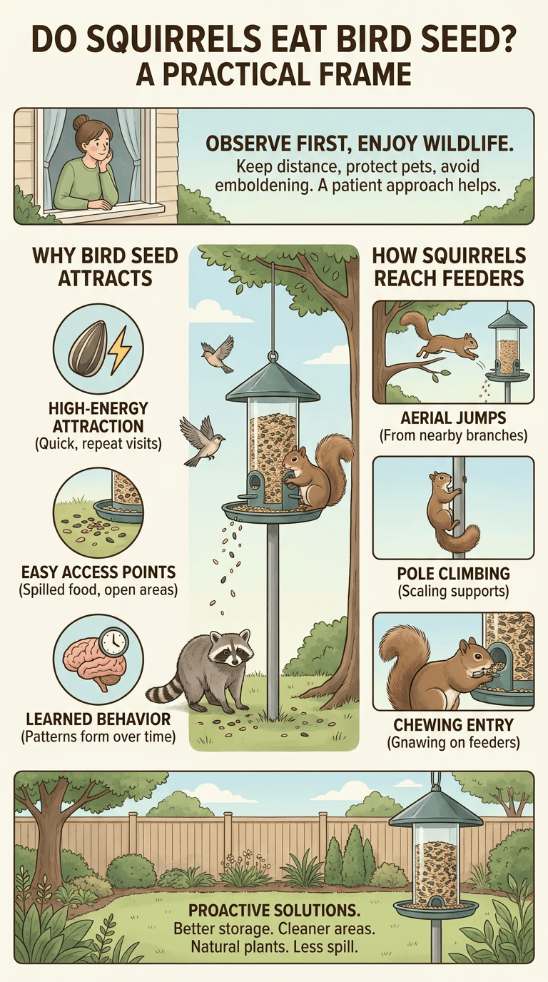 What Do Squirrels Eat? infographic