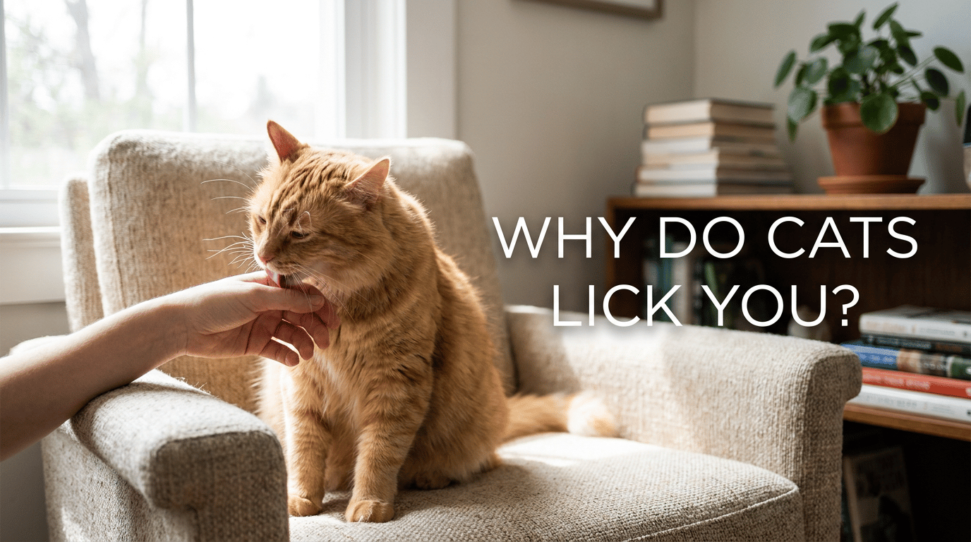 Why Do Cats Lick You? featured image