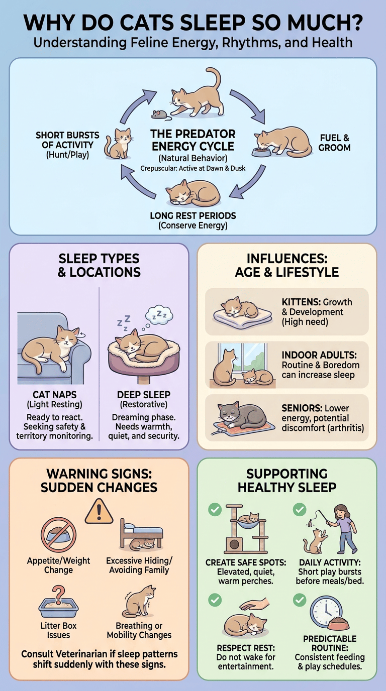 Why Do Cats Sleep So Much? infographic