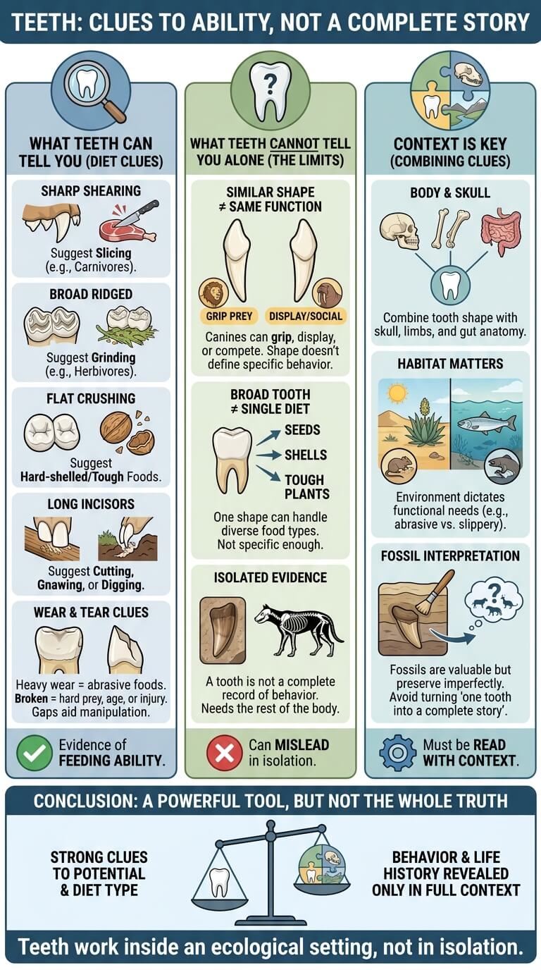 What Teeth Can and Cannot Tell You About an Animal