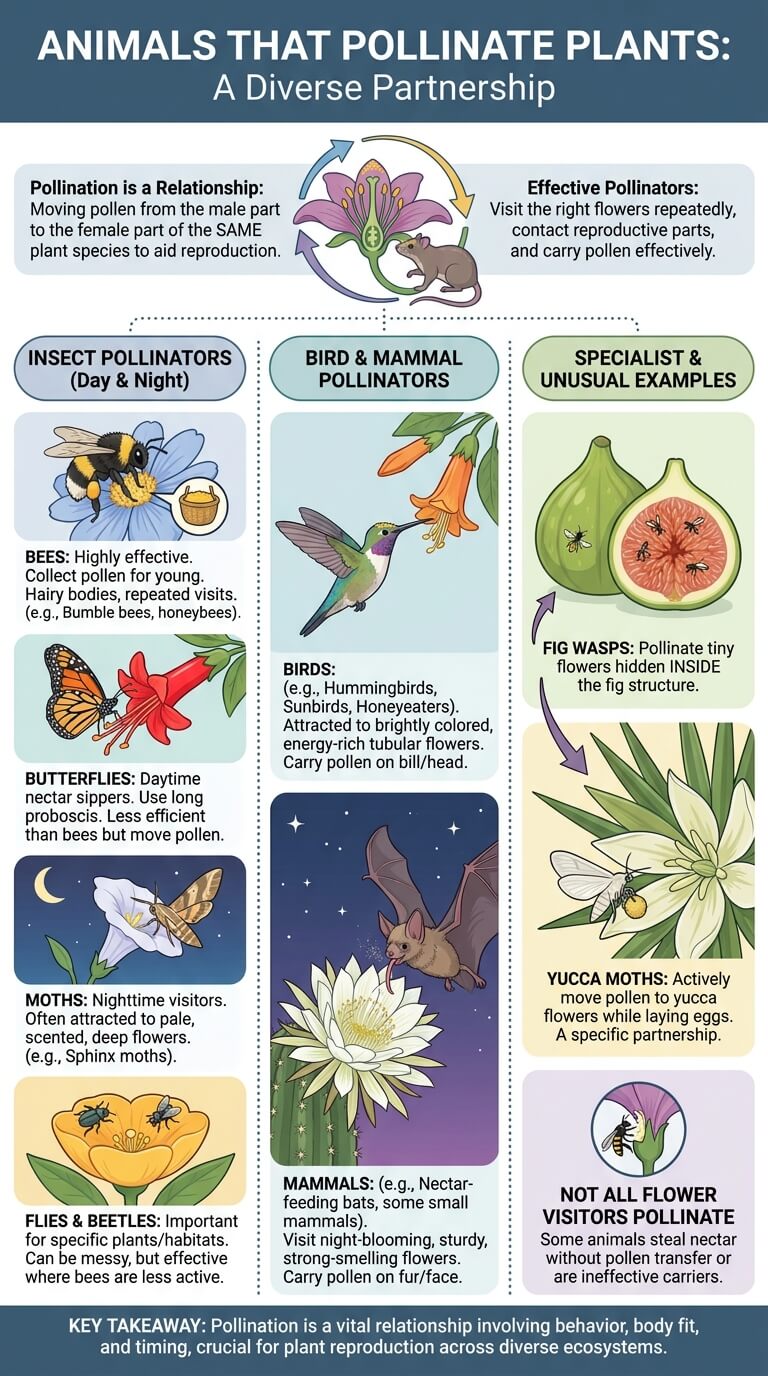 Animals That Pollinate Plants
