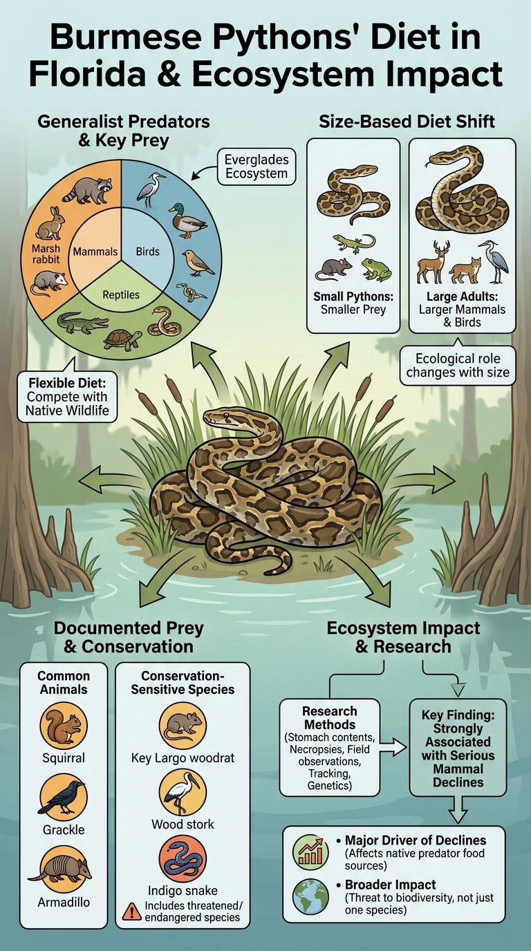 What Burmese Pythons Eat in Florida
