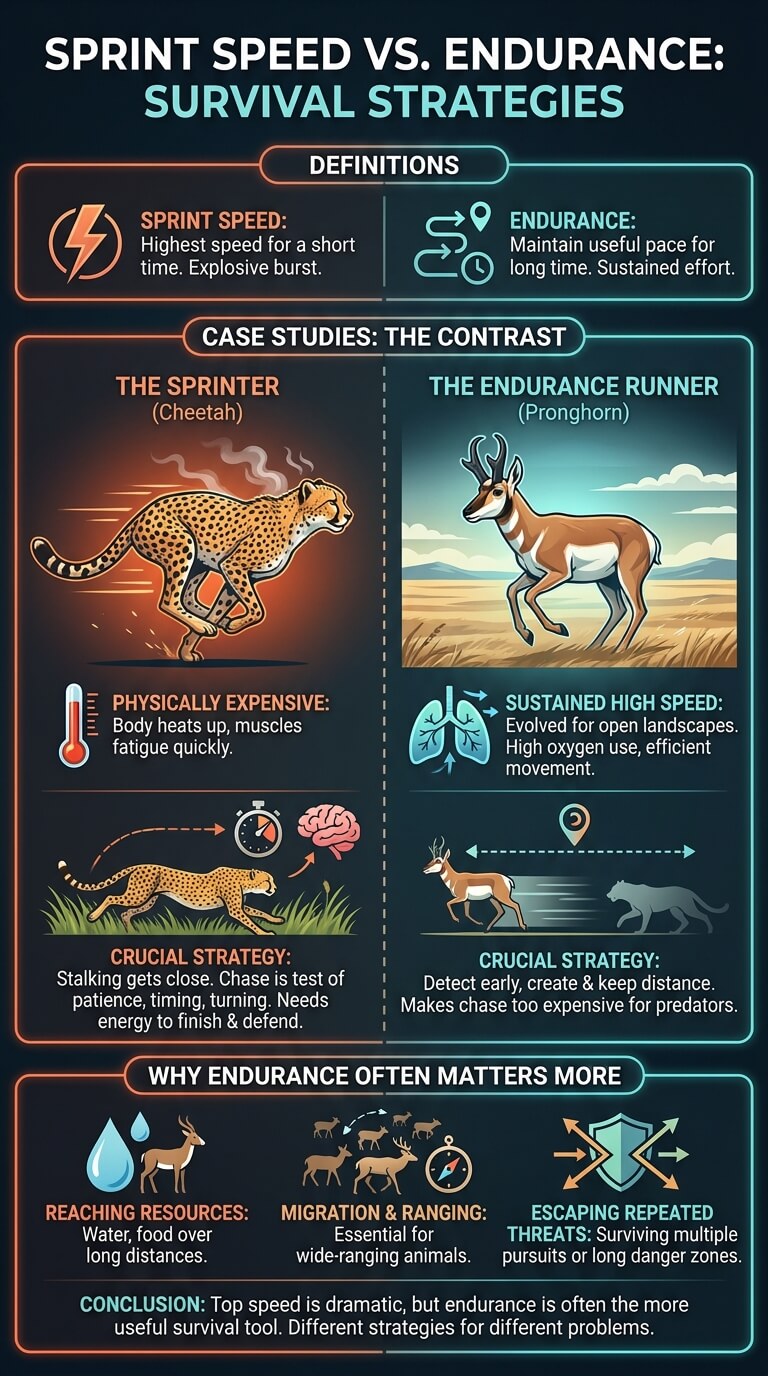 Fastest Land Animals infographic