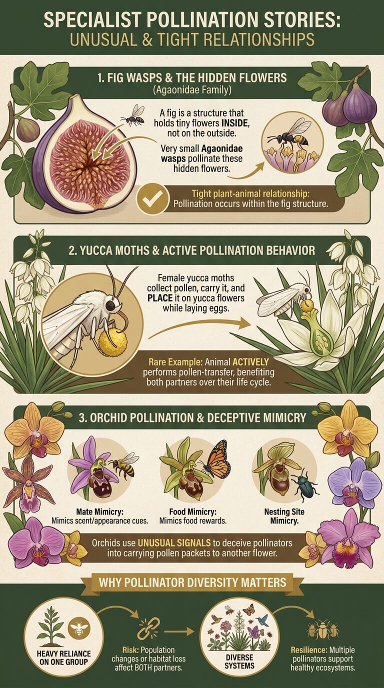 Unusual and Specialist Pollination Stories