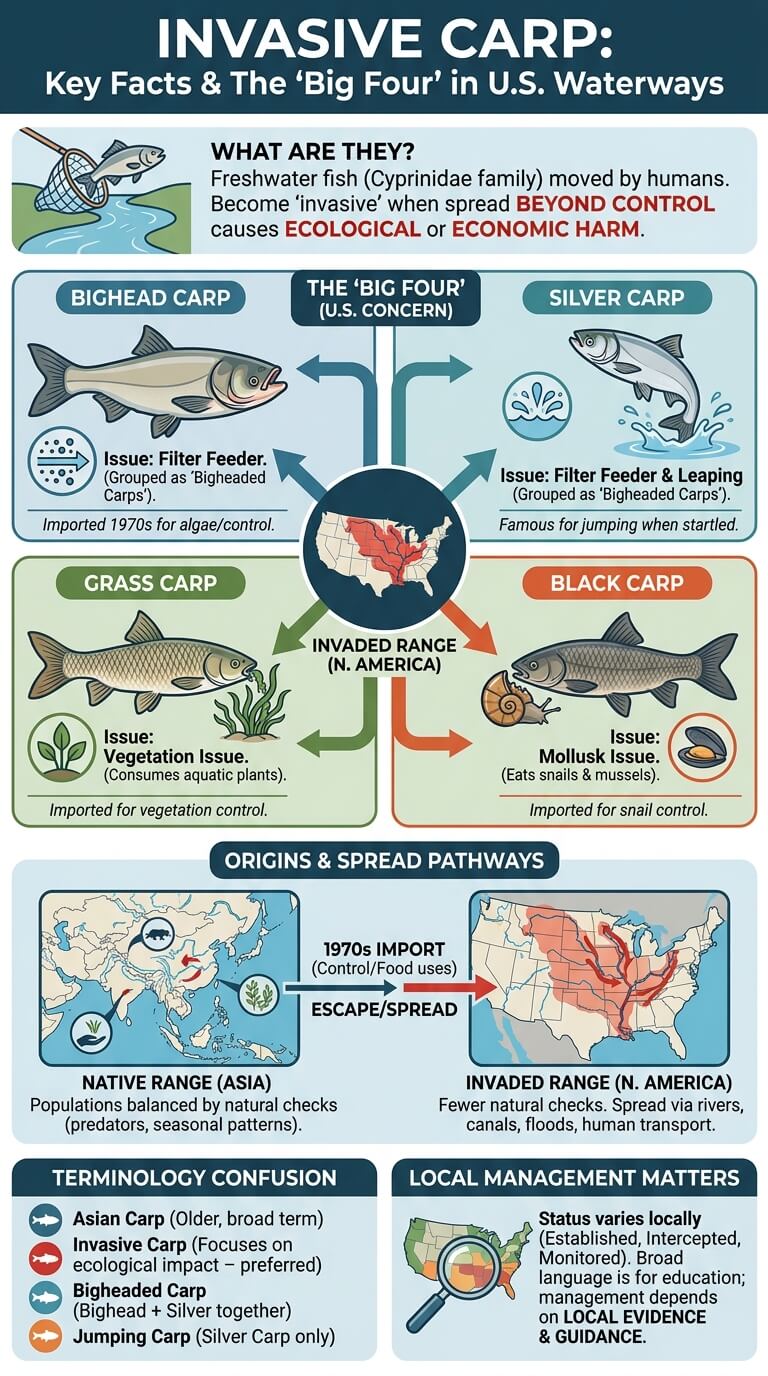 What Are Invasive Carp?