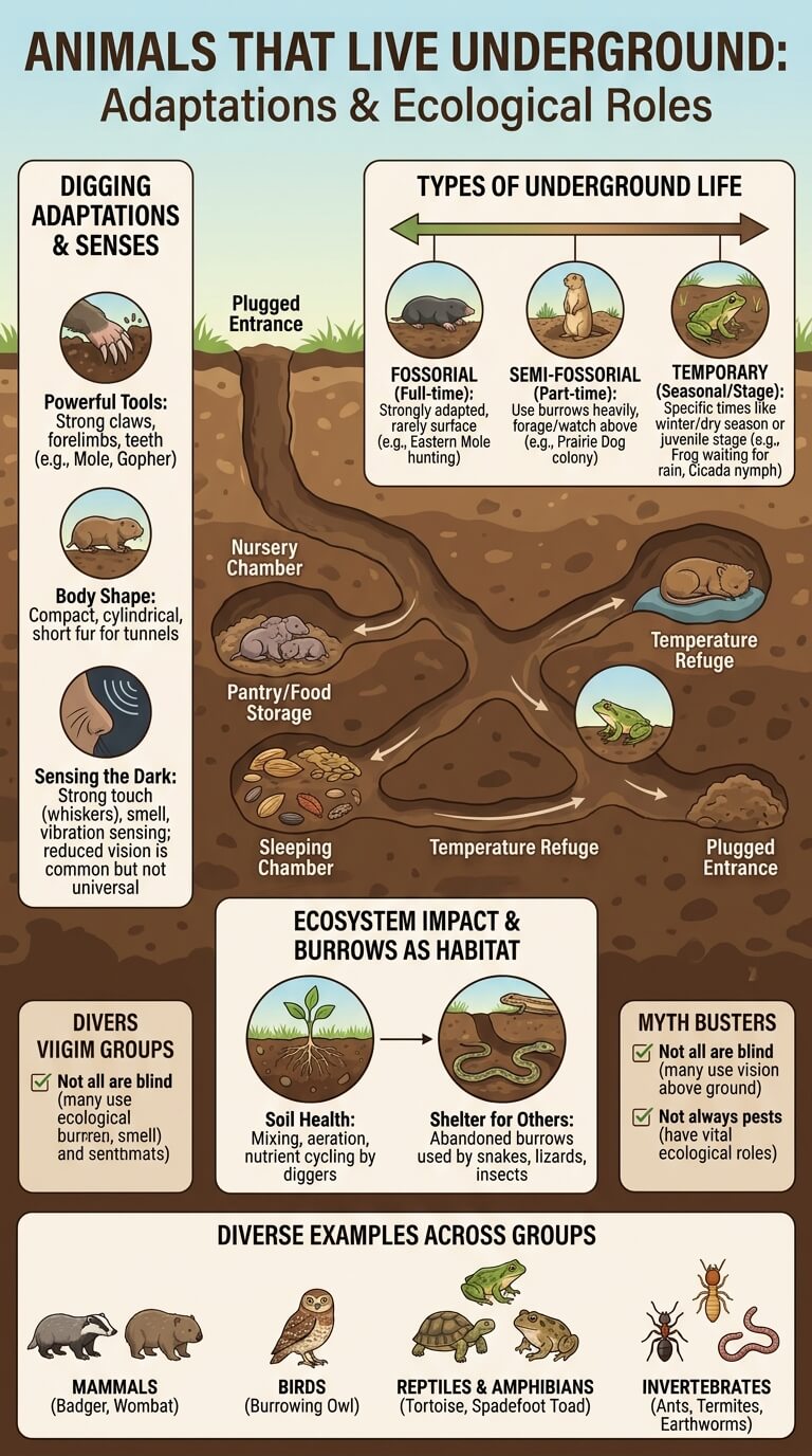 Animals That Live Underground
