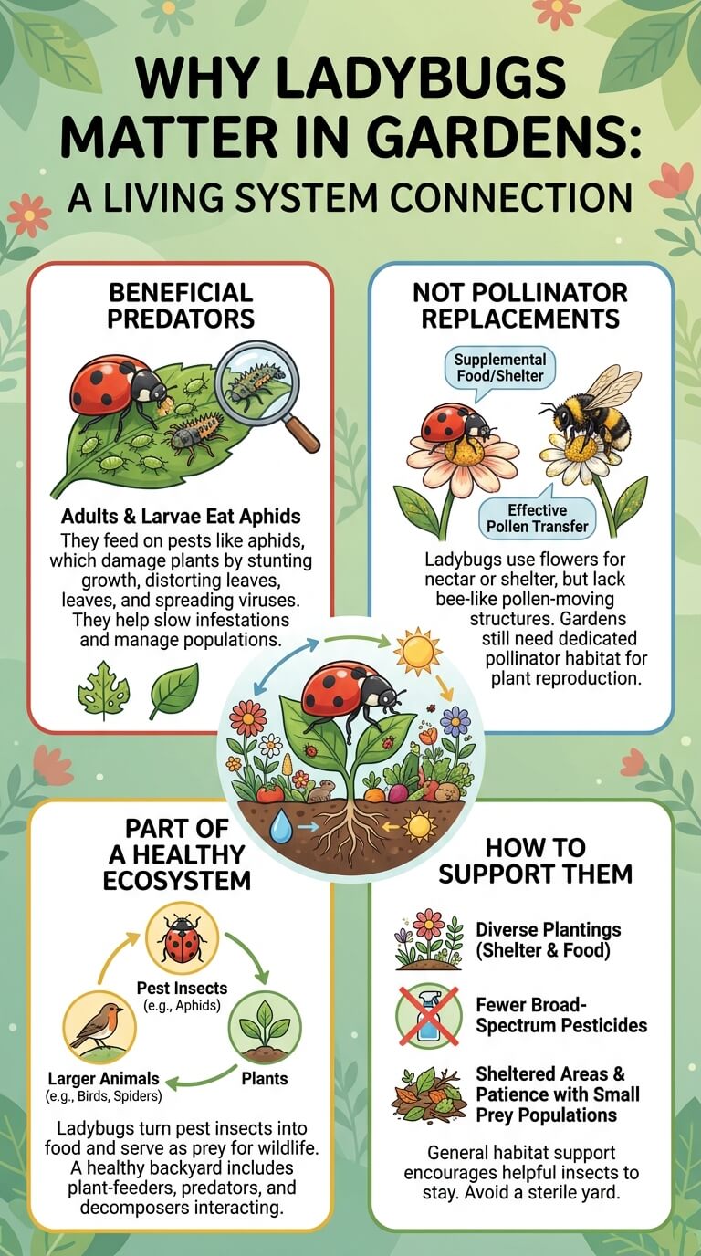 Why Ladybugs Matter in Gardens