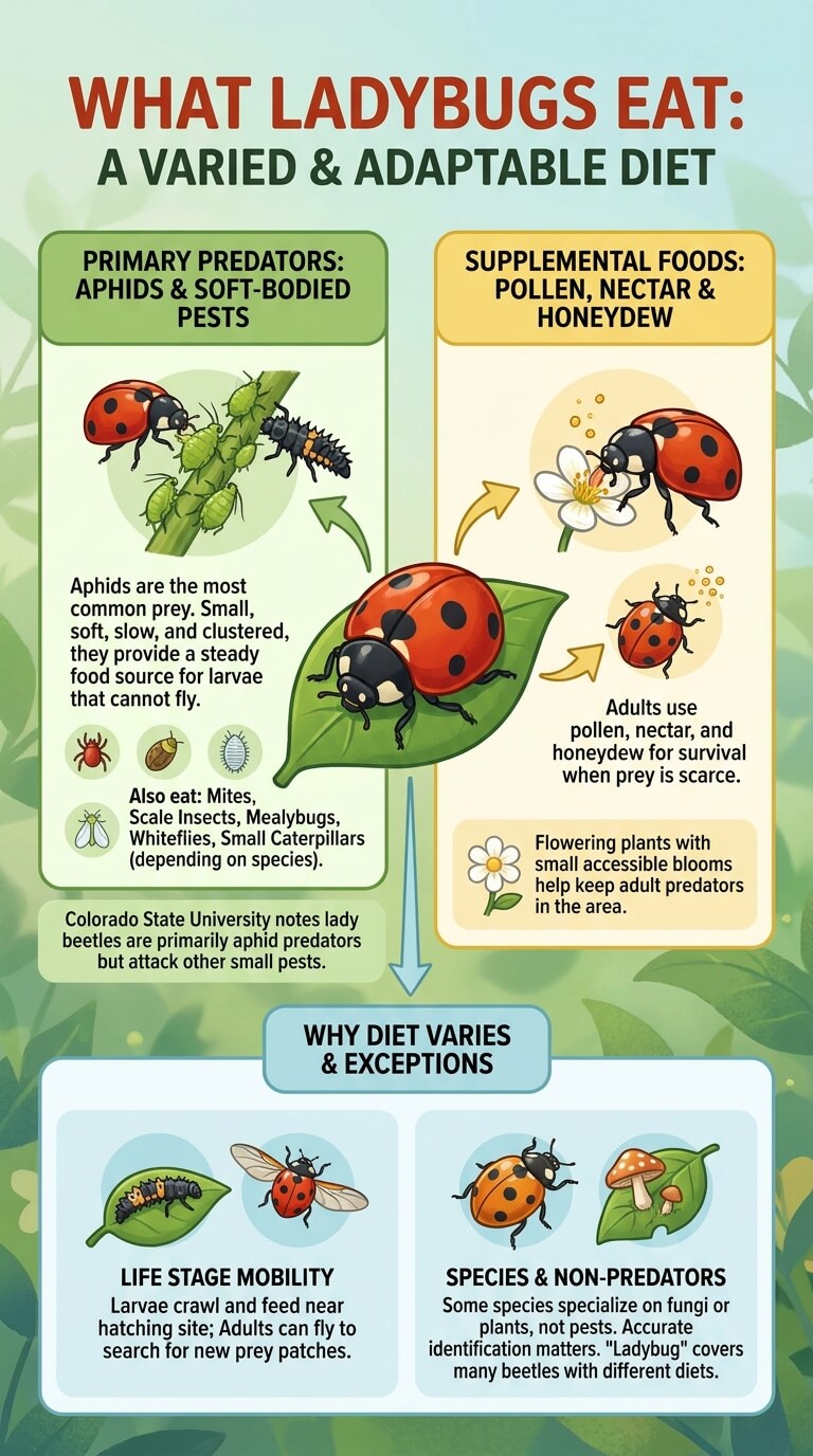 What Ladybugs Eat