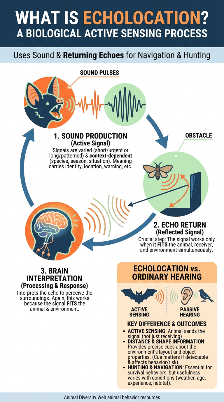 Animals That Use Echolocation infographic