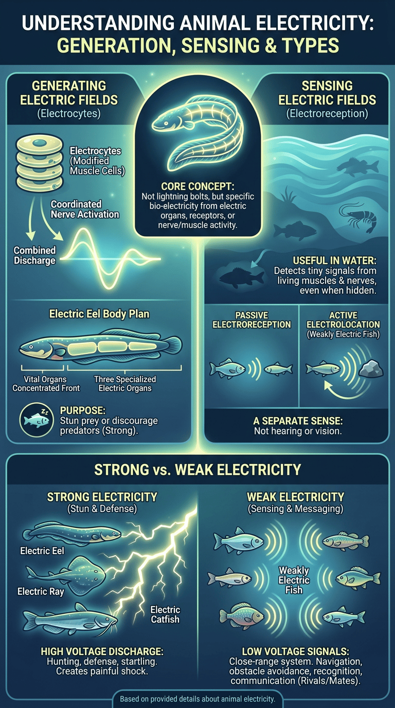Animals That Use Electricity infographic section 1