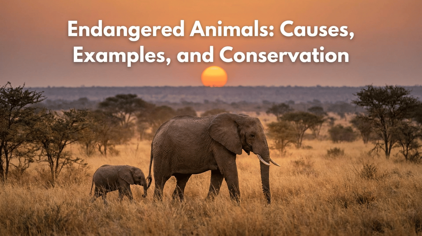 Endangered Animals: Causes, Examples, and Conservation featured image