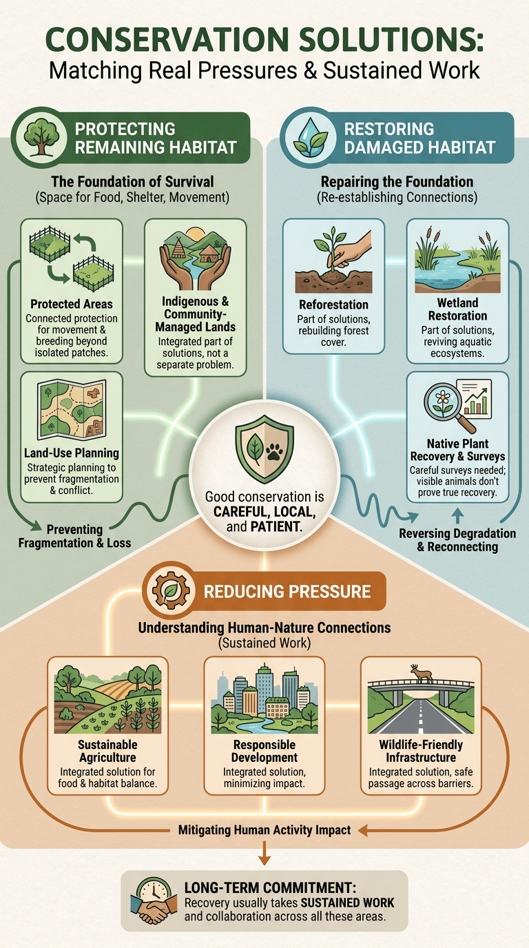 Habitat Loss and Animals infographic