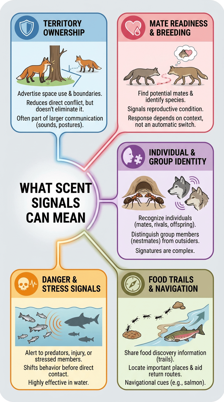 How Animals Use Smell to Communicate infographic section 2