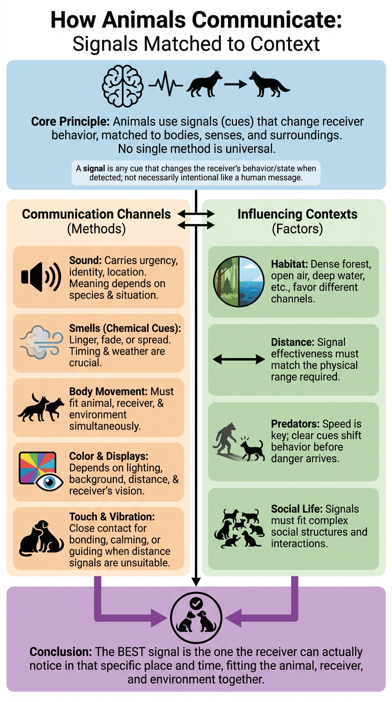 How Do Animals Communicate? infographic