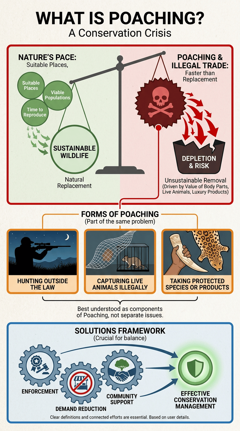 Poaching and Wildlife infographic