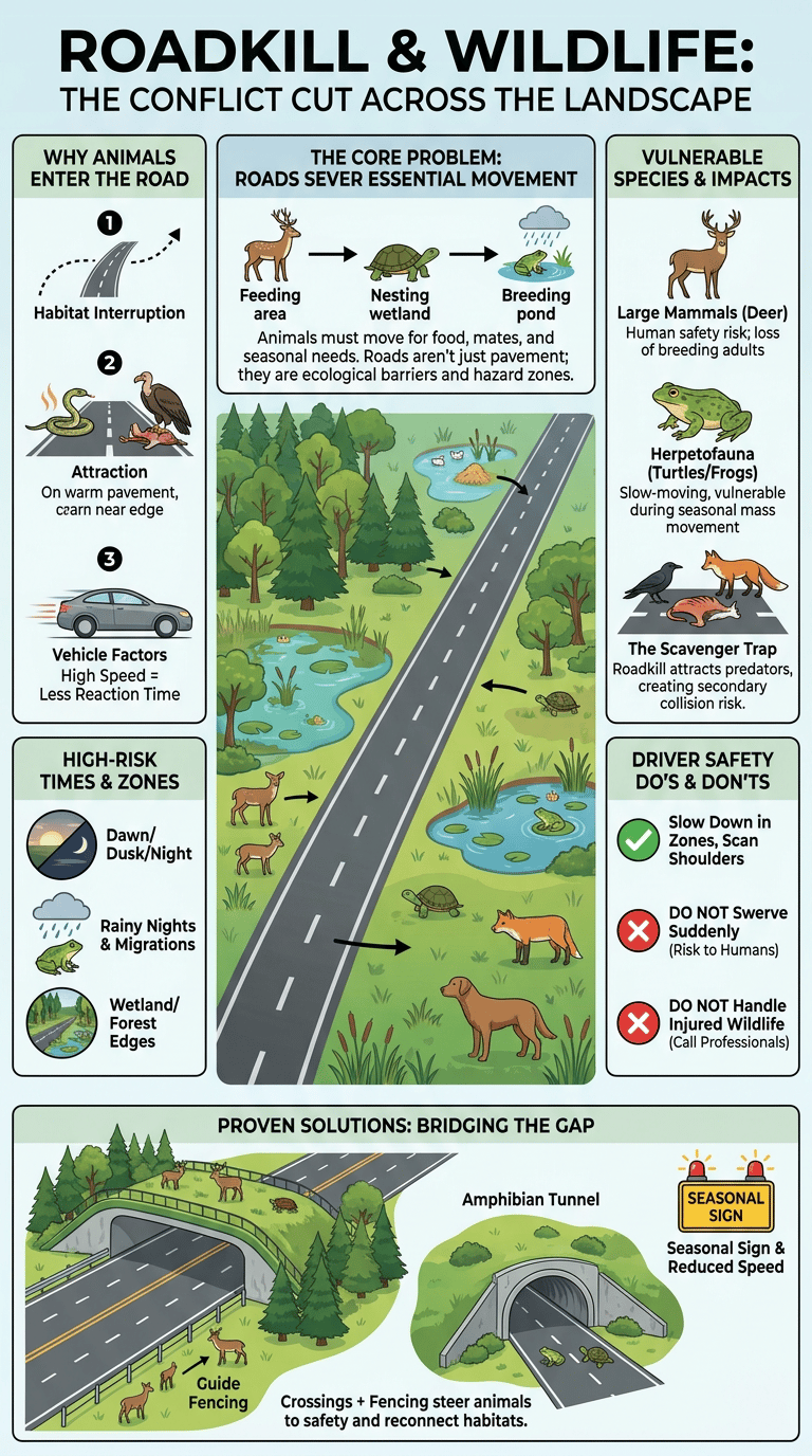 Roadkill and Wildlife infographic full article