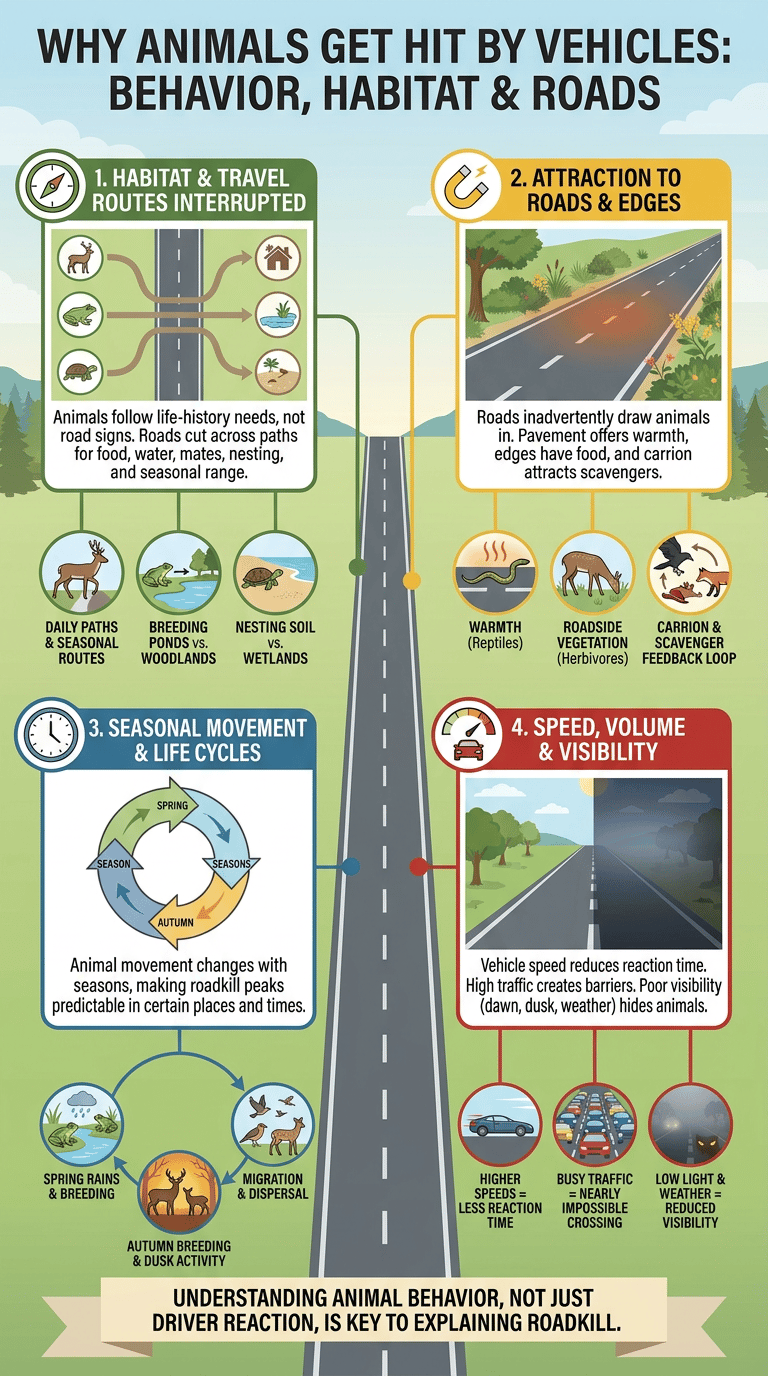 Roadkill and Wildlife infographic section 1