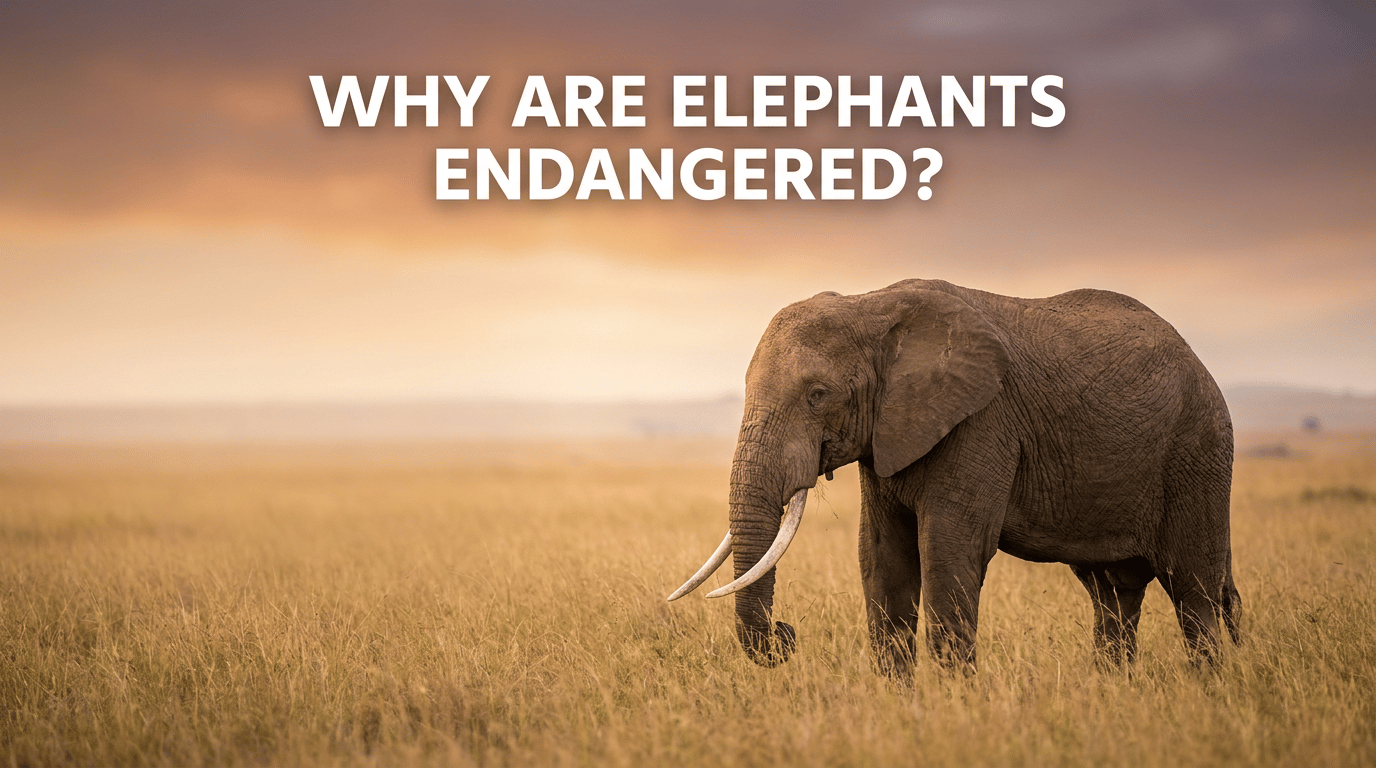 Why Are Elephants Endangered? featured image