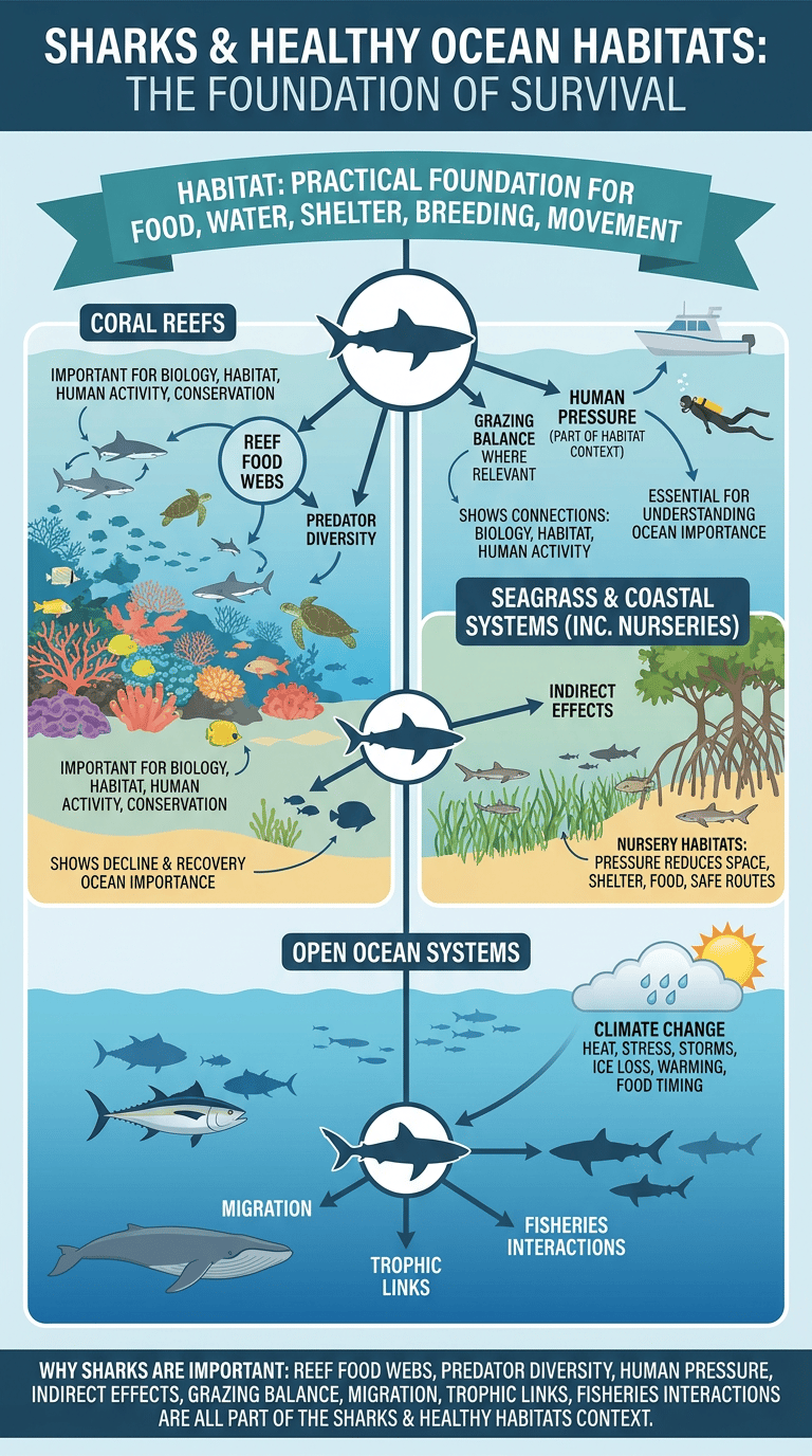 Why Are Sharks Important to the Ocean? infographic