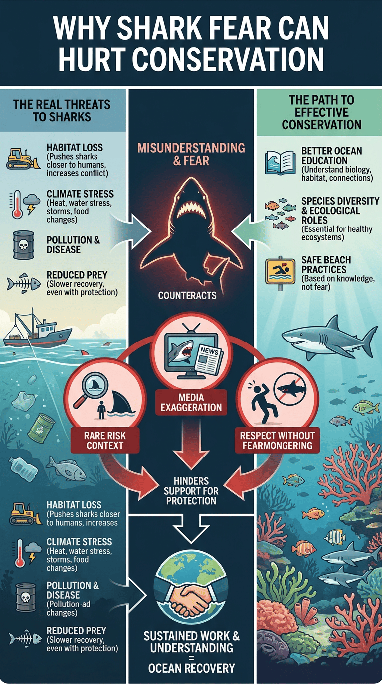 Why Are Sharks Important to the Ocean? infographic