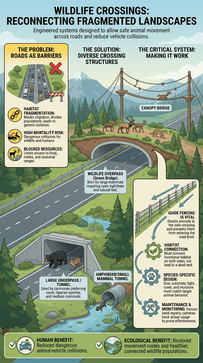 Wildlife Crossings infographic full article